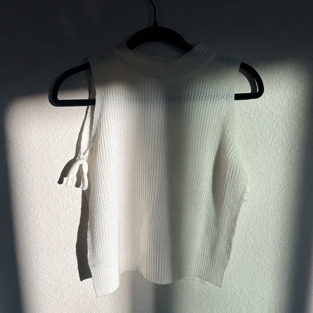 Knitted Open Side Tank Top
